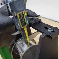 Accurately measuring crankshaft stroke using Goodson stroke checker