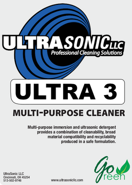 Multi-Purpose Ultrasonic Cleaning Detergent