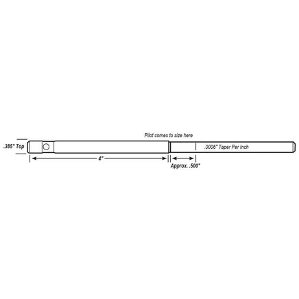 P-5355S | .385" Top Tapered Pilots