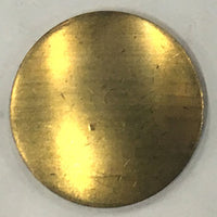 Brass Concave Cup Expansion (Freeze) Plug