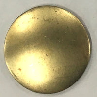 Brass Concave Cup Expansion (Freeze) Plug