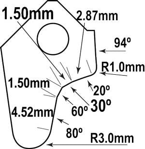 BSS-3001 : Black Smoke Series Intake Valve Seat Cutter : GOODSON