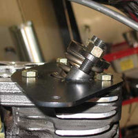 V-Twin On-The-Engine Valve Spring Compressor mounted on V-Twin Head