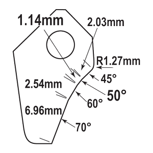 EFT-5060B-HP : Mondello Signature Series Cutter Blades : GOODSON