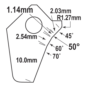 EFT-5061B-HP : Mondello Signature Series Cutter Blade : GOODSON