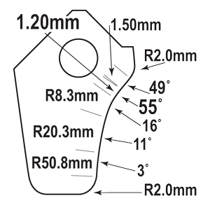  EFT-5557B-HP : Mondello Signature Series Cutter Blades : GOODSON