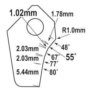 EFT-5567B-HP : Mondello Signature Series Cutter Blades : GOODSON