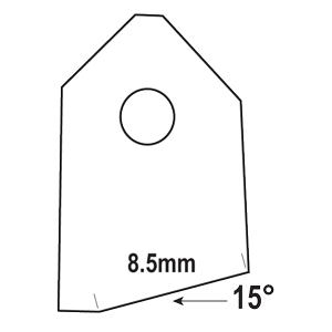 FT-15 : Valve Seat Cutter Blade : GOODSON