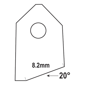 FT-20 : Valve Seat Cutter Blade