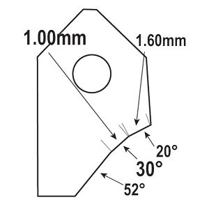 FT-30039T1 : Valve Seat Cutter Blade : GOODSON