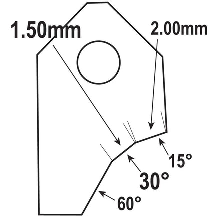 FT-30059S3 Valve Seat Cutter Blade