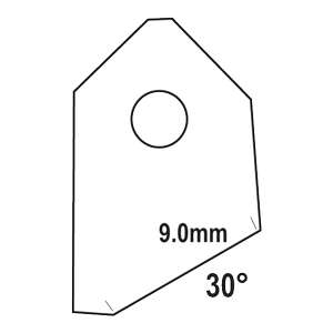 FT-30 : Valve Seat Cutter Blade : GOODSON