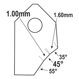 FT-45039W2 : Valve Seat Cutter Blade : GOODSON