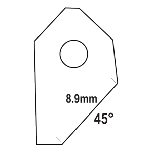 FT-45 : Valve Seat Cutter Blade : GOODSON