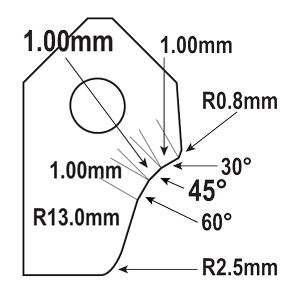 FT-5118A-HP : Valve Seat Cutter Blade : GOODSON