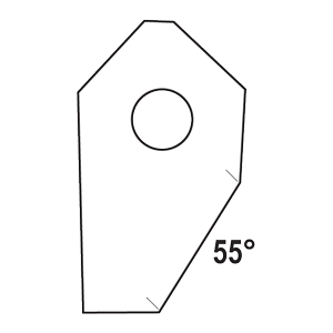 FT-55 : Valve Seat Cutter Blade : GOODSON