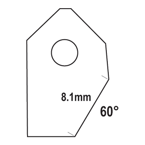 FT-60 : Valve Seat Cutter Blade : GOODSON