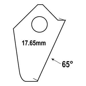 FT-65 : Valve Seat Cutter Blade : GOODSON