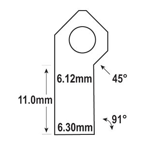 FT-9020B-HP : Valve Seat Cutter Blade : GOODSON