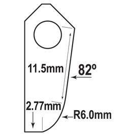 FTM-82R6B-HP : Micro Counterbore Cutter : GOODSON