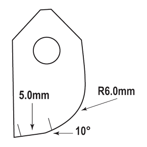 IFT-1056-HD : Valve Seat Cutter Blade : GOODSON