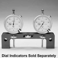 Magnetic Deck Bridge can accommodate one or more dial indicators