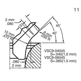VSC9-06045 Cutter Profile
