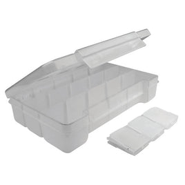 SO-139 | Clear Plastic Storage Case With Customizable Compartments