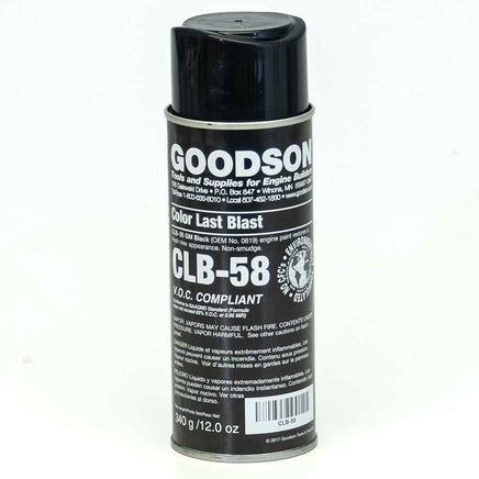 GM Black Last Blast Spray Paint, CLB-58