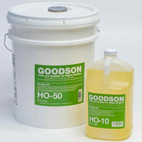Goodson Honing Oil in 5 gallon bucket and 1 gallon jug