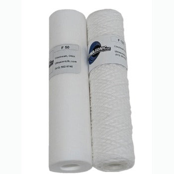 2 pack ultrasonic filters on white background