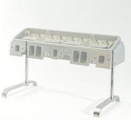 Economy cylinder head holders with ghosted cylinder head on white background