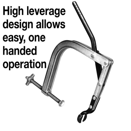 High leverage design allows for easy, one-hand operation