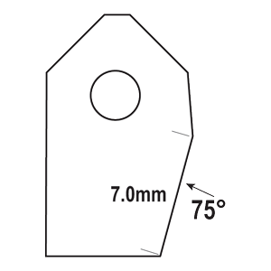 FT-75 : Valve Seat Cutter Blade