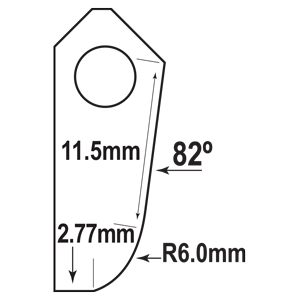 FTM-82R6B-HP : Micro Counterbore Cutter : GOODSON
