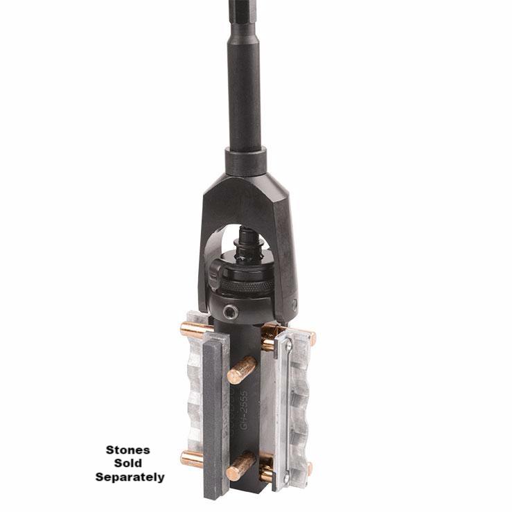 Hone Depot Lisle 16460 80 Grit Stone Wiper Set For Lisle #16000 - 2.35 To 2.75 In Lisle 16440 Stone Set For Sale - Foto 6