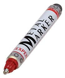 Steelwriter Metal Marking Paint Pen - Red - Washable Removable Industrial  Marker For Writing & Drawing on Steel and other Metals, Wet Erase, Best for