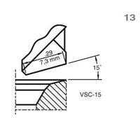 15 degree Standard Valve Seat Cutter | VSC-15