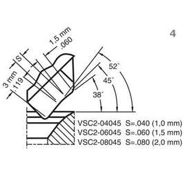 VSC2-08045 Cutter Profile