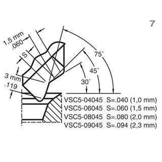 VSC5-04045 Cutter Profile