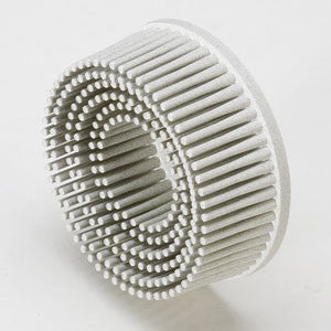 3M Roloc Bristle Discs - White, Medium Grit, Box Of 10 (Part #07532) For Surface Prep