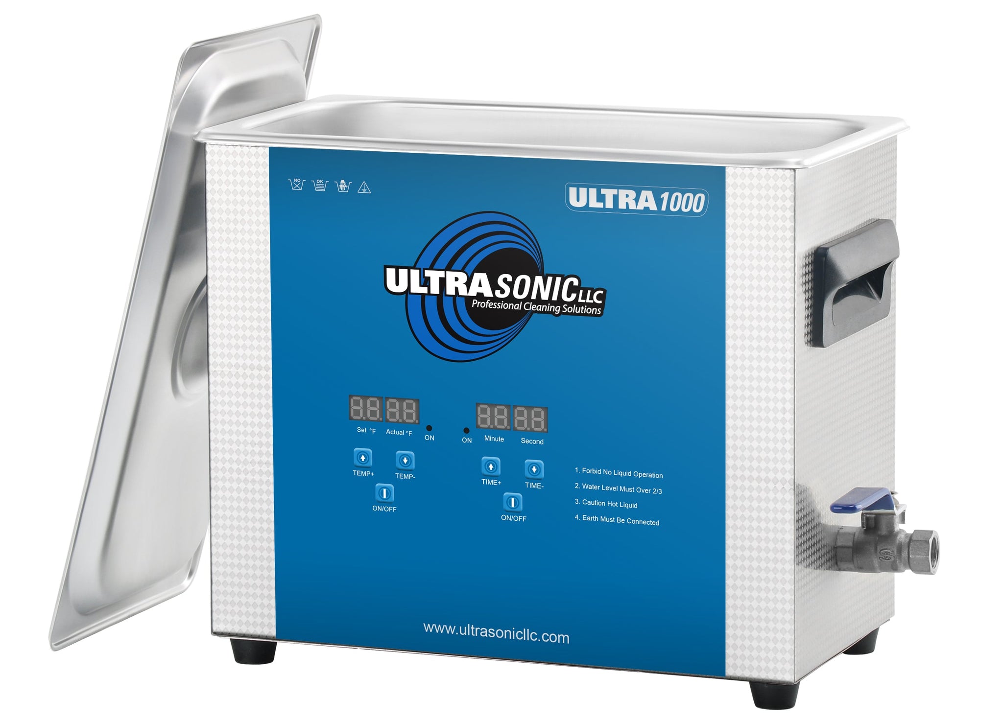 Ultra 1000 Tabletop Ultrasonic Cleaning Machine, Digital Controls