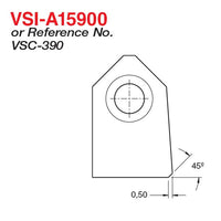 VSIA15900 Seat Cutter Blade Profile