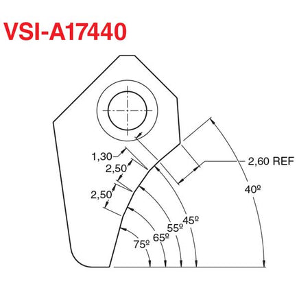 VSIA17440 Valve Seat Cutter Profiles