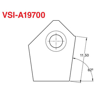 VSIA19700 Seat Cutter Blade Profile